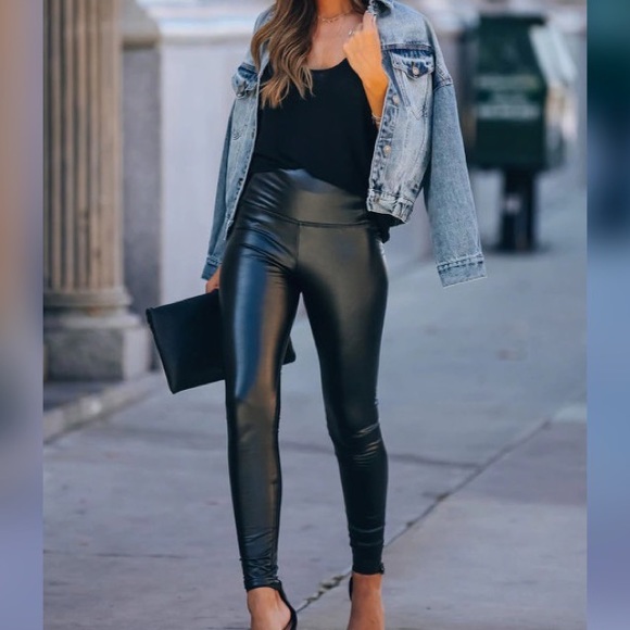 All You Need Faux Leather Leggings - Picture 3 of 8